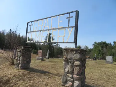 Grace Cemetery Sign